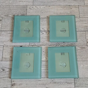 Glass Photoframe‎ Coaster Set of 4